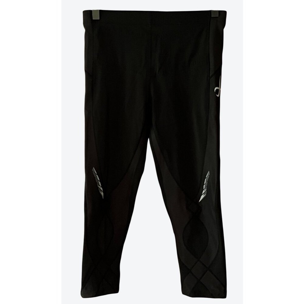 CWX Women's XS 3/4 Stabilyx Joint Compression Tights Black Gray 25" x 18"